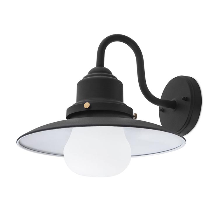 WALL FIXTURE IP44 AVENUE E27 BLACK
