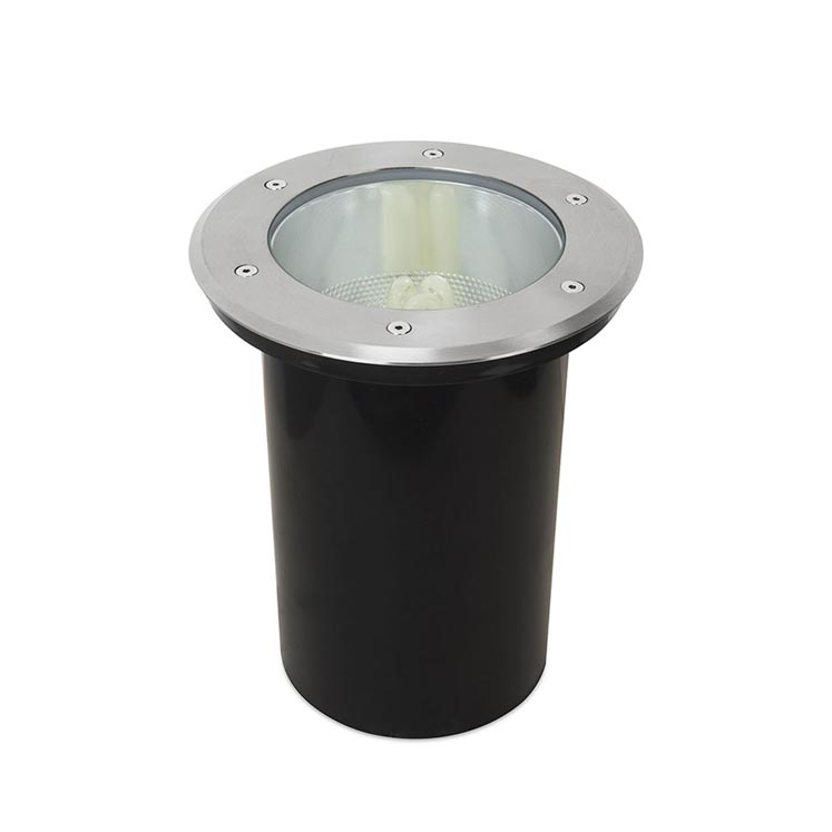RECESSED UPLIGHTING IP65/IP67 RINGO Ø208MM E27 STAINLESS STEEL
