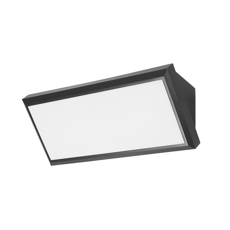 [PX-0353-NEG] WALL FIXTURE IP65 SAMPER LED 10.5W 3000K BLACK 615LM