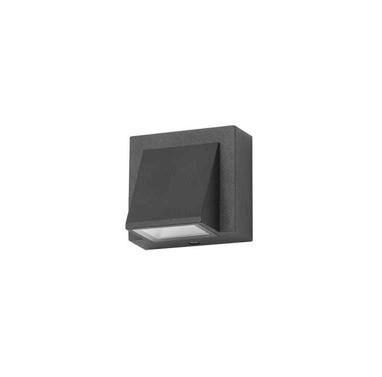 [PX-0395-NEG] WALL FIXTURE IP54 LOYD ONE EMISSION LED 2.1W 3000K BLACK 96LM