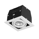 DOWNLIGHT IP23 CARDAN SIMPLE GU10/G5.3 BLANCO