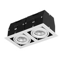 [TC-1401-BLA] *DOWNLIGHT IP23 CARDAN DOUBLE GU10/G5.3 BLANCO