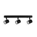 SPOTLIGHT IP20 KEEPER TRIPLEX GU10 BLACK