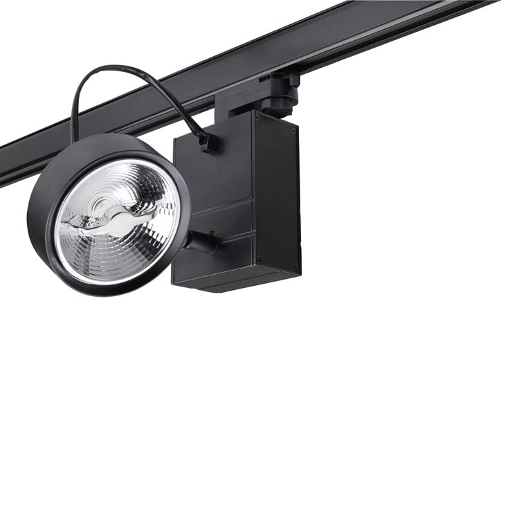 SPOTLIGHT IP20 KEY MODEL ROUND GU10 BLACK