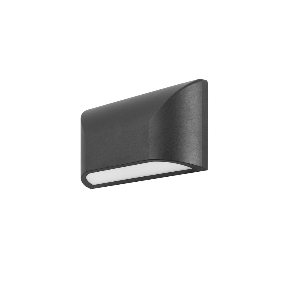 *WALL FIXTURE IP65 DUAL LED 4W RGB URBAN GREY