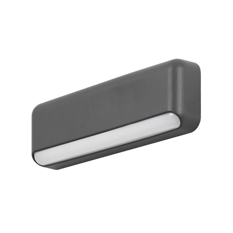 [PX-0493-NEG] Wall fixture IP65 Mocca LED 4.7 LED warm-white 3000K ON-OFF Black 490LM.