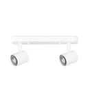 SPOTLIGHT IP20 KEEPER DOUBLE GU10 BLANCO