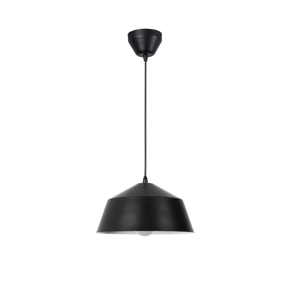 [DE-0508-NEG] PENDANT IP20 BOWL Ø250MM E27 40W BLACK