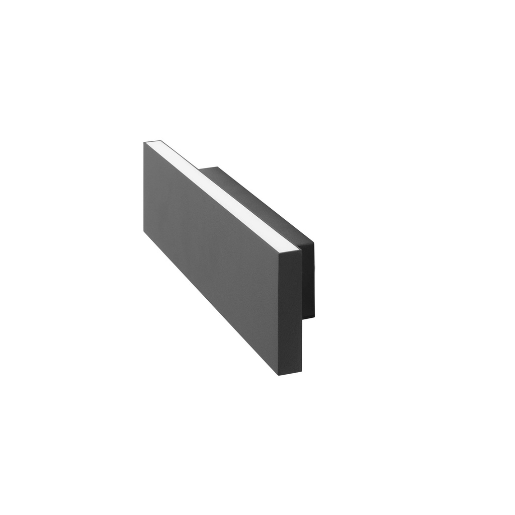 WALL FIXTURE IP20 THIN LED 6.4W 3000K BLACK 215LM