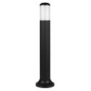 BOLLARD IP44 INDOO E27 40W BLACK, 700MM