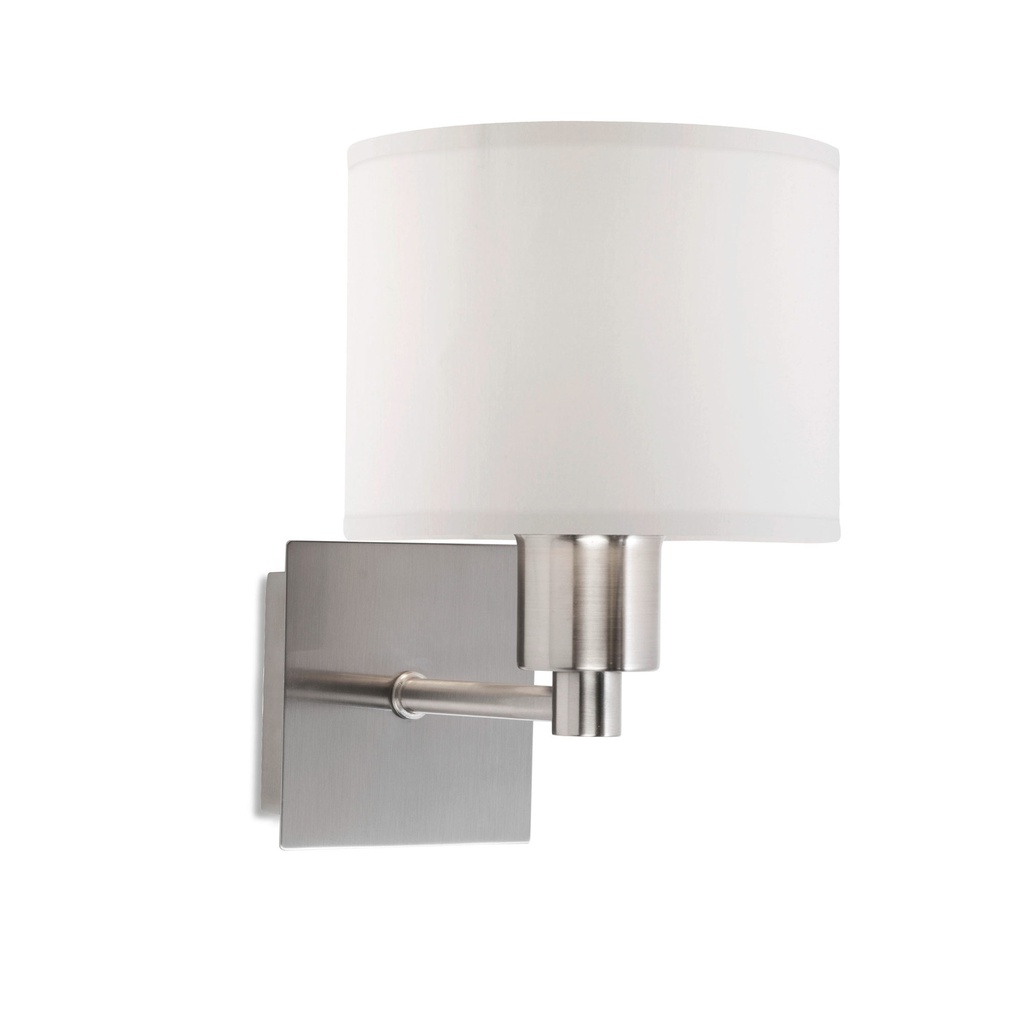 WALL FIXTURE IP20 LYON E27 60W SATIN NICKEL 