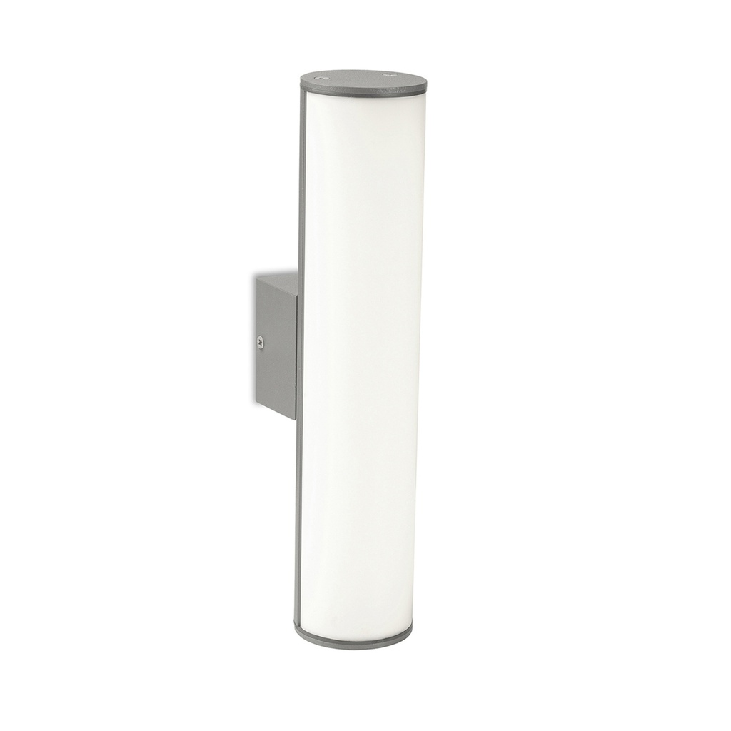 WALL FIXTURE IP54 MONACO LED 5W 3000K GREY 411LM
