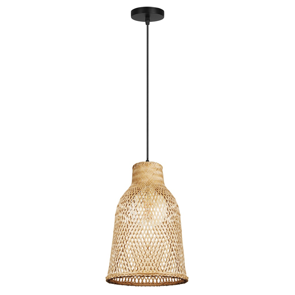 PENDANT IP20 RIBA Ø210MM E27 40W BLACK