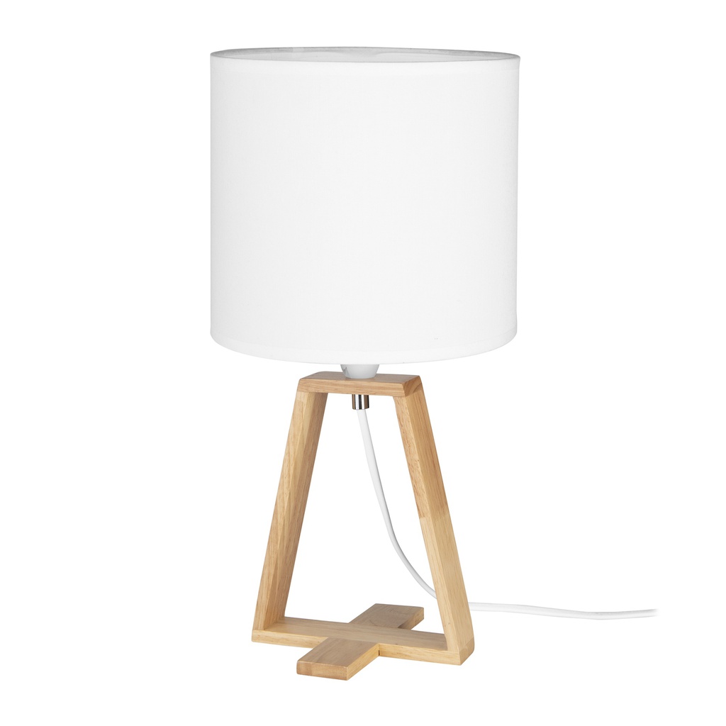 [DE-0020-BLA] TABLE LAMP IP20 NUTS E27 40W BLANCO