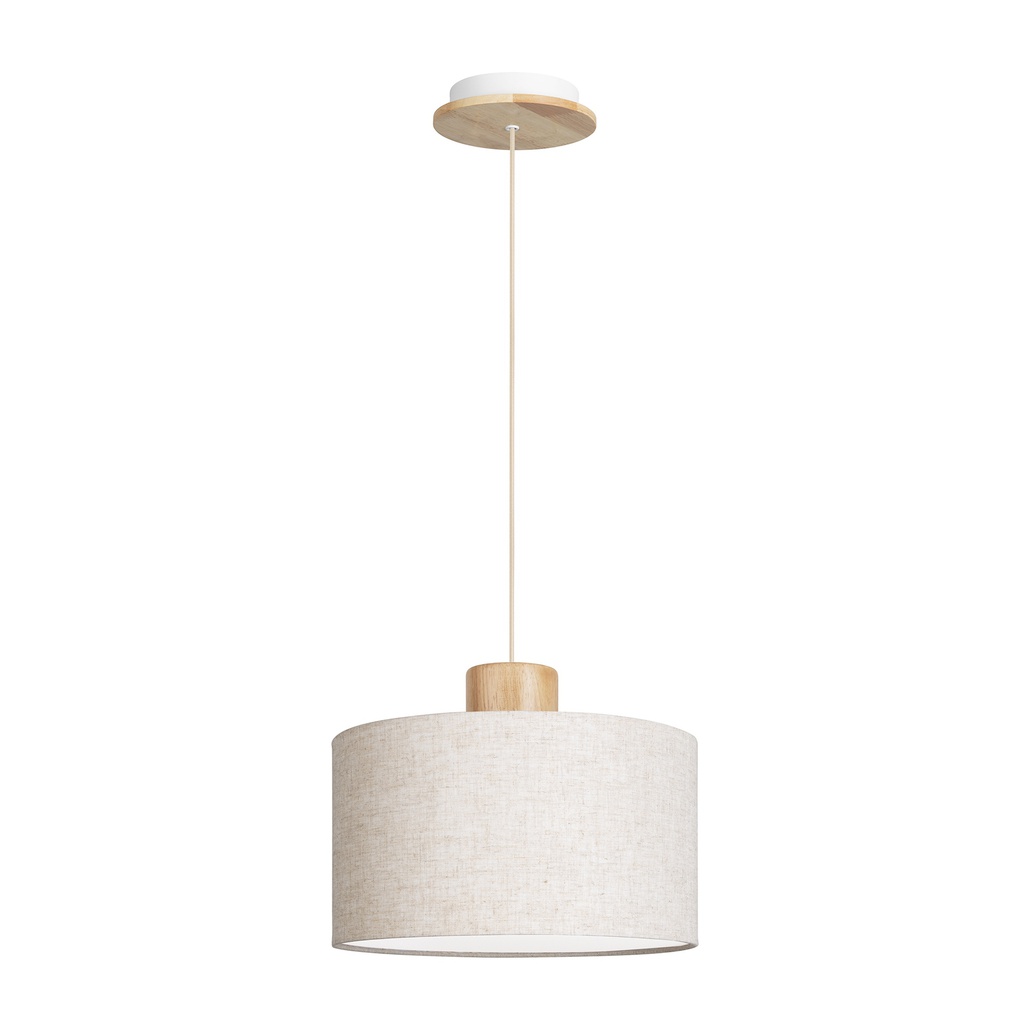 [DE-0007-MAD] PENDANT IP20 LAMPA E27 40W IMITATION WOOD