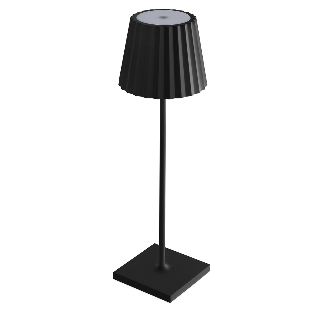 TABLE LAMP IP54 NIGHT LED 1.3W 3000K BLACK 165LM