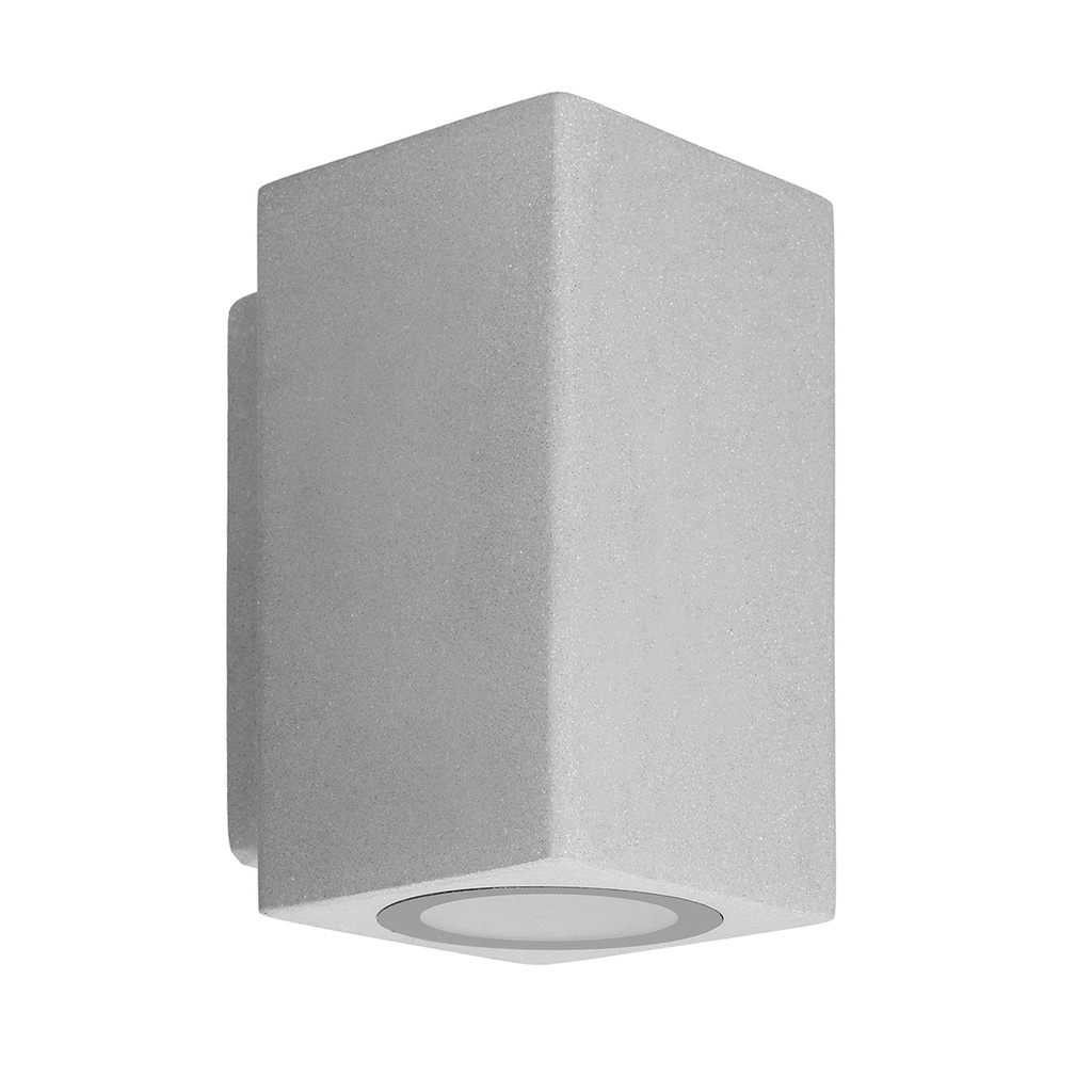 WALL FIXTURE IP44 REM GU10 7W CEMENT