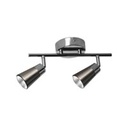 Spotlight IP20 Vitro Double LED 10W 3000K Chrome 897lm