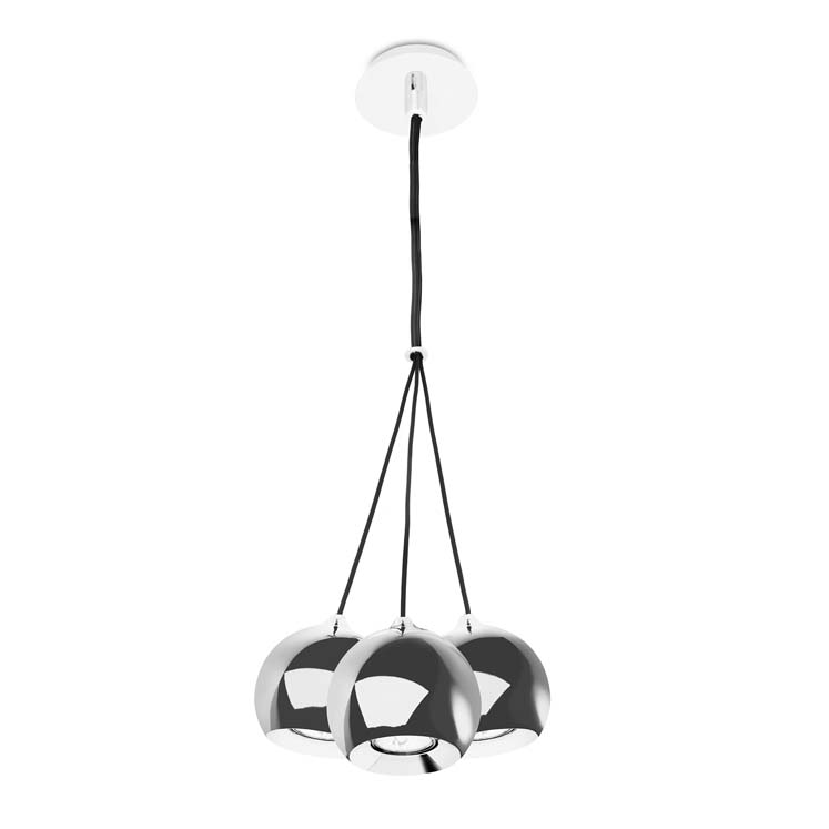 STEEL CROME PENDANT LIGHT-BALLET