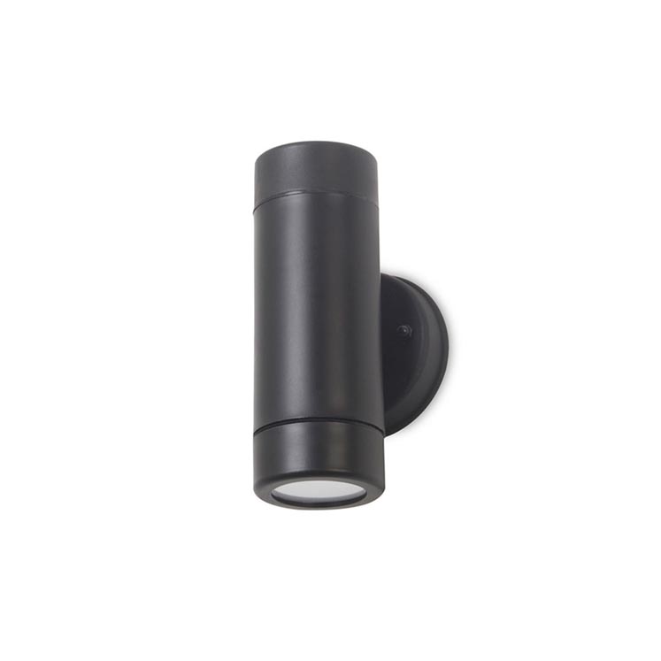 [PX-0124-NEG] Wall fixture IP54 Jumbo Double Emission LED 2.4W 3000K Black 96lm
