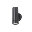 Wall fixture IP54 Jumbo Double Emission LED 2.4W 3000K Black 96lm