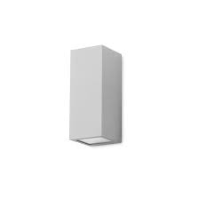[PX-0127-GRI] Wall fixture IP44 Cube Big E27 Grey