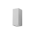Wall fixture IP44 Cube Big E27 Grey