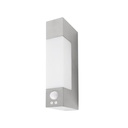 Wall fixture IP44 Litus with sensor LED 5.3W 4000K Stainless steel 420lm