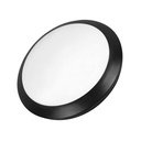 [PX-1801-NEG] Ceiling fixture IP65 Ford Round E27 20W Black 830l