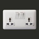 [WDBA1721] 2GANG SINGLE MULTI SOCKET UNIVERSAL W2