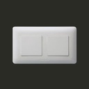 [WDBA8010-N] 2GANG BLANK PLATE W2