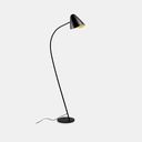 Floor lamp Organic E27 23W Metallic black