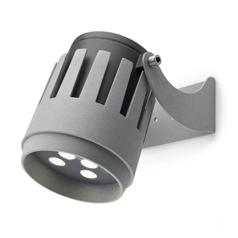 *Spotlight IP65 Powell ø120mm LED 19.5W 3000K Grey 1247lm