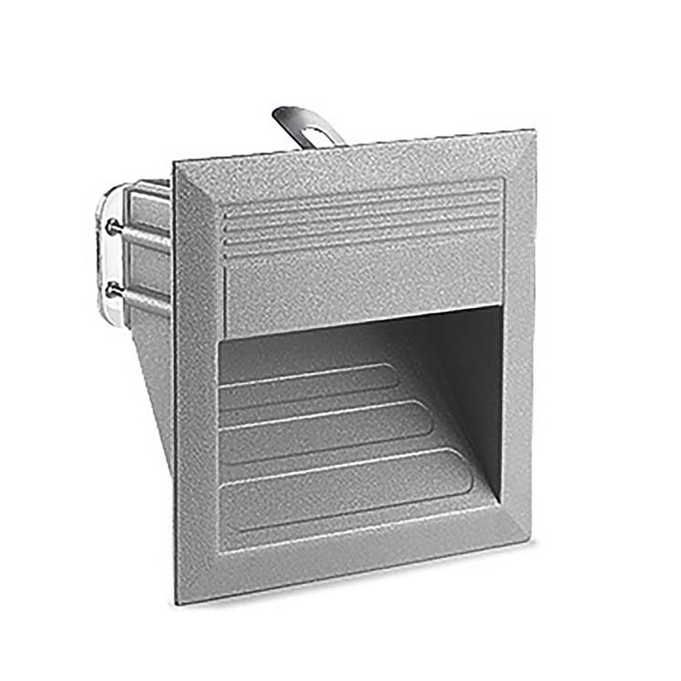 [05-9770-34-M2] *Recessed wall lighting IP65 Micenas Path Square LED 2W 4000K Grey 20lm