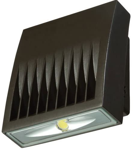 Lumark LED Outdoor Light, 30W 208-277V 3500K Crosstour LED Wall Pack, Photocontrol - Carbon Bronze