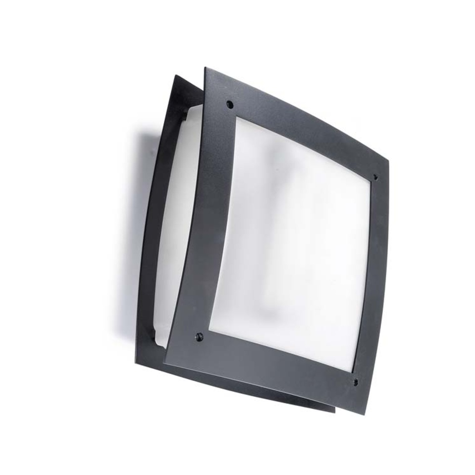 Wall fixture IP54 Darwin E27 23W Urban grey