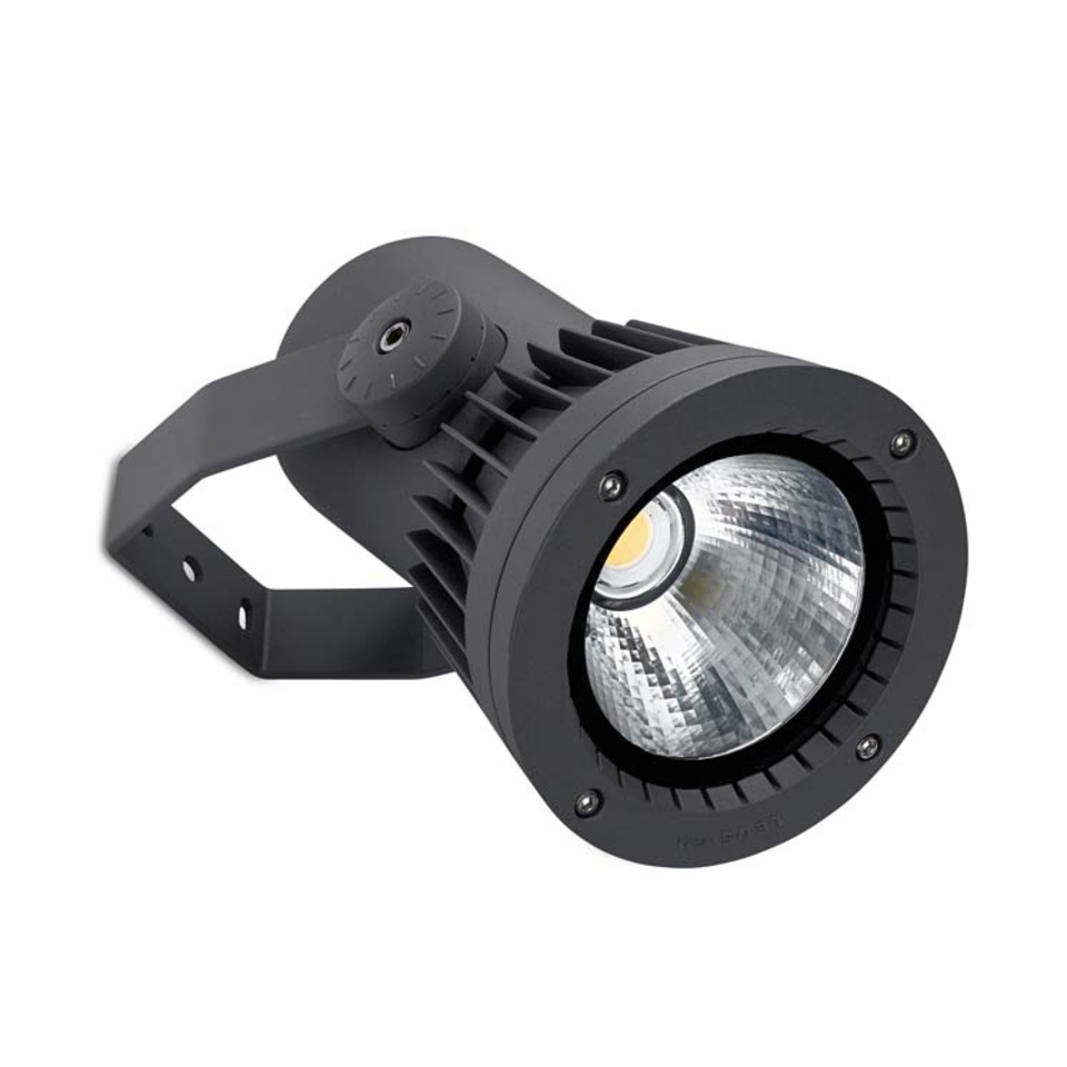 Spotlight IP65 Hubble Cob LED ø126mm LED 13 LED warm-white 3000K ON-OFF Urban grey 1167lm
