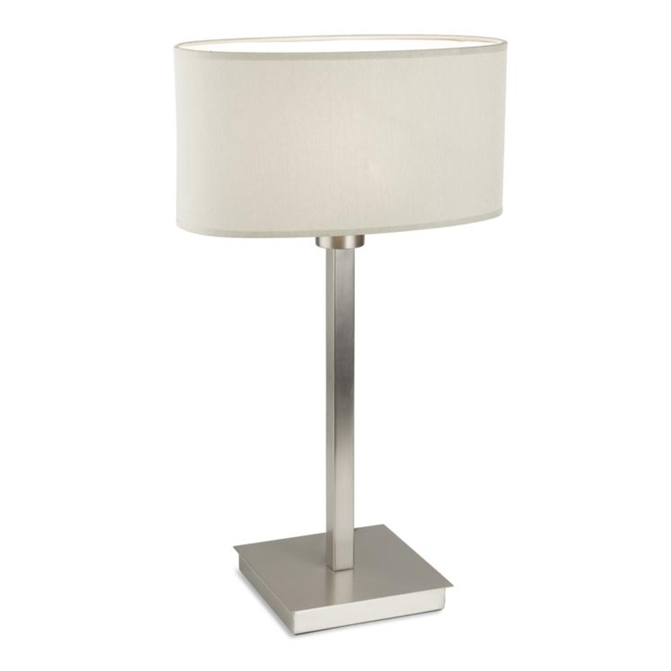 Table lamp Torino E27 60W Satin nickel