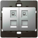 CAT 6 DUAL DATA OUTLET RJ45