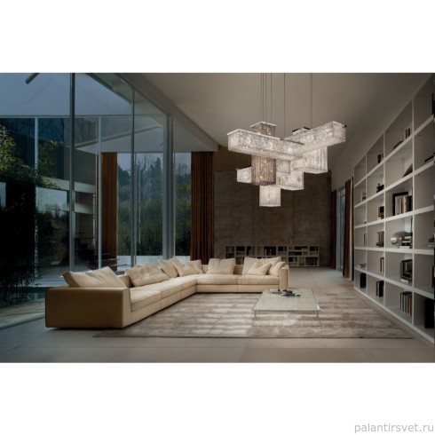Masiero Cubo S square small Chrome Finish