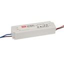 [LPV-60-12] AC-DC Single output LED driver Constant Voltage (CV); Output 12Vdc at 5A; cable output 60W IP67