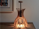 [25802316114] DOMITA M/36 TABLE LAMP BROWN - NATURAL WOOD