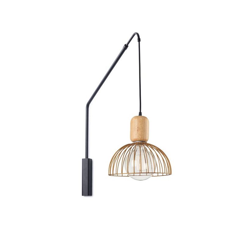 [05-6415-93-F5] Wall fixture Contrast ø247mm E27 60W Light wood