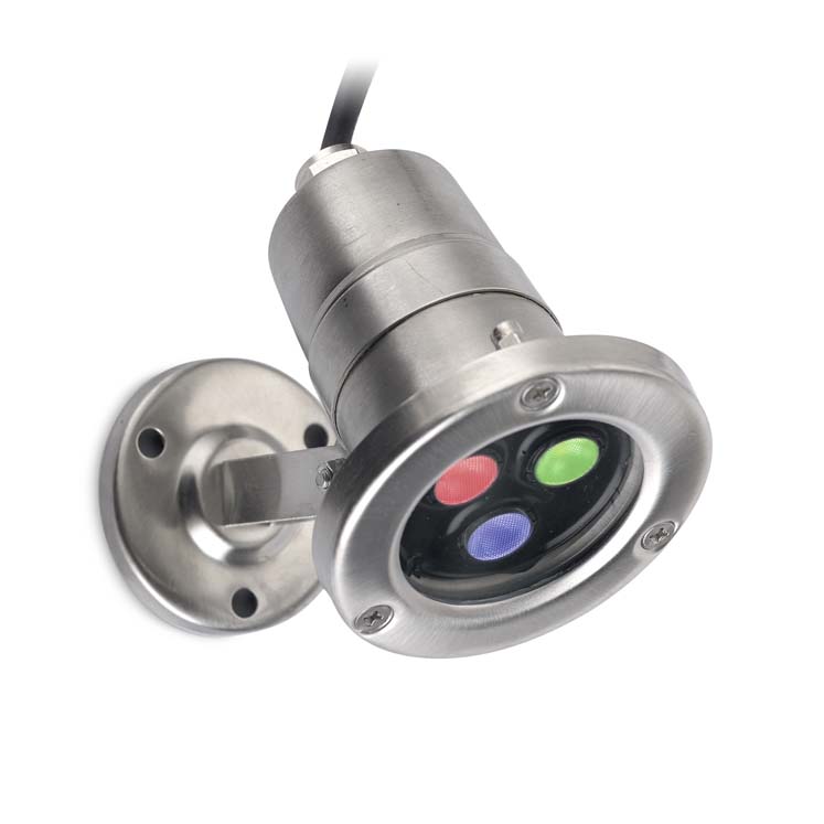 Underwater/Aqua IP68 (1m) Aqua AISI 316 RGB Easy+ LED  6.5W RGB AISI 316 stainless steel 193lm
