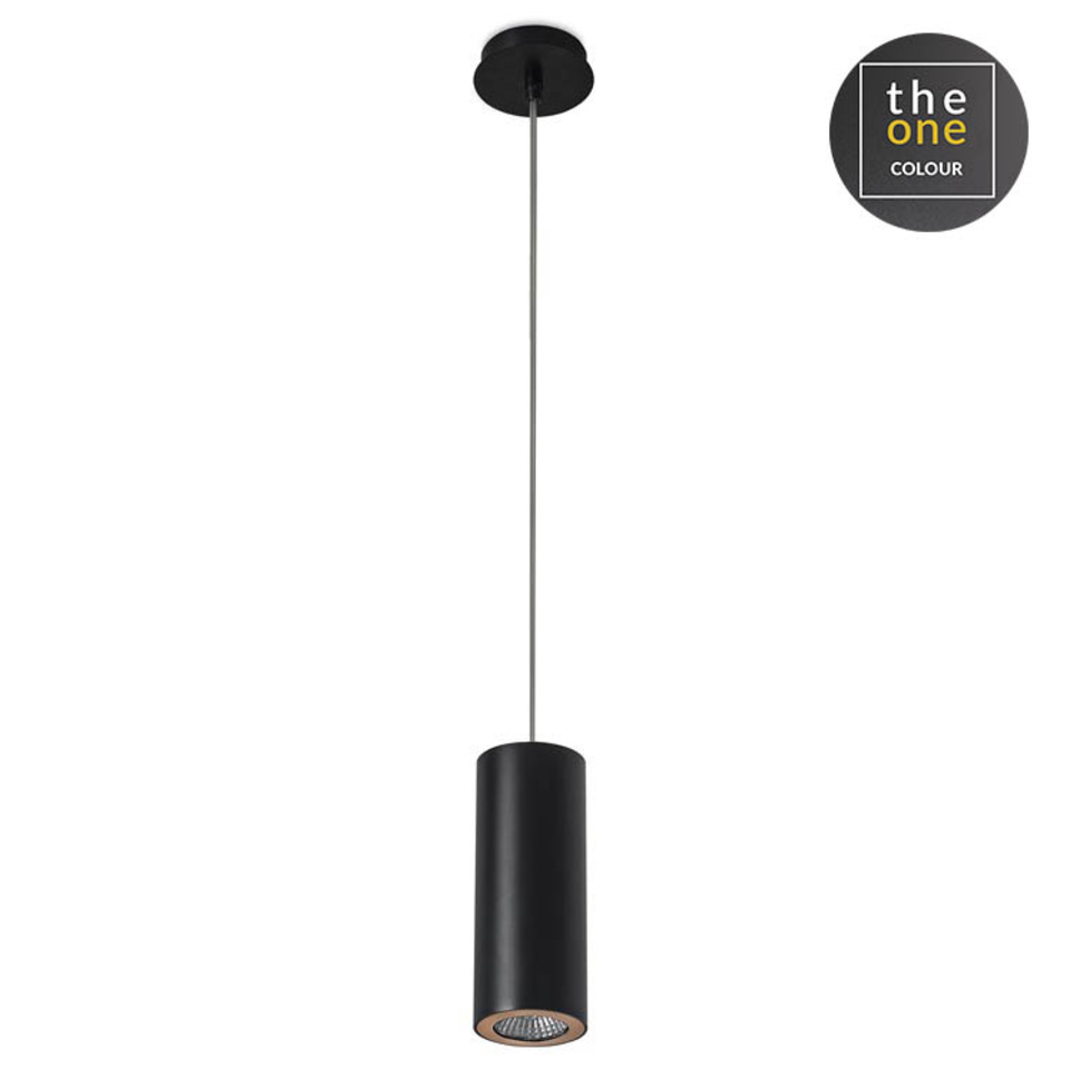 [00-0073-05-23] Pendant Pipe 170mm GU10 50W Metallic black