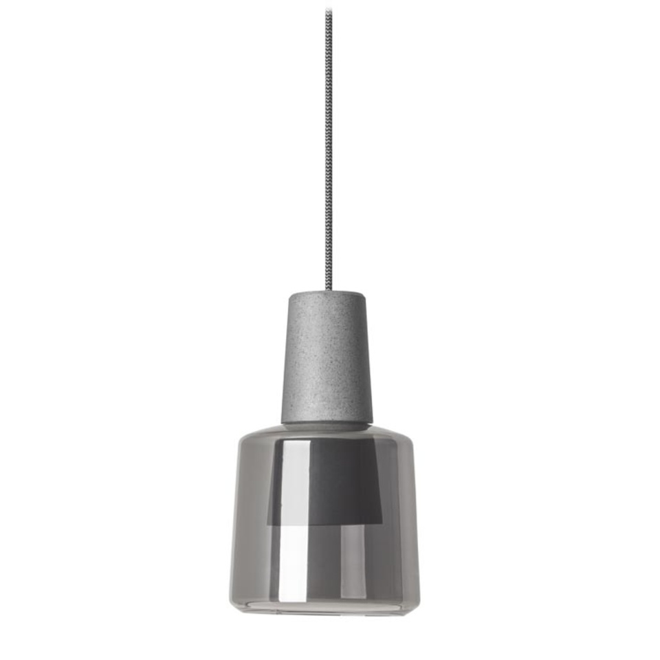 Pendant Khoi Surfaced LED 19.5W 3000K Cement grey 907lm