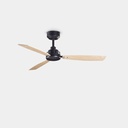 Fan Xaloc ø1000mm Metallic black Light wood
