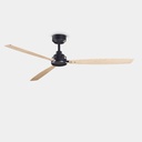 Fan Xaloc ø1320mm Metallic black Light wood