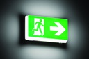 [ZEL3ICEL] *ZETALITE 3 BULKHEAD LED EMERGENCY LIGHT WITH EXIT SIGN