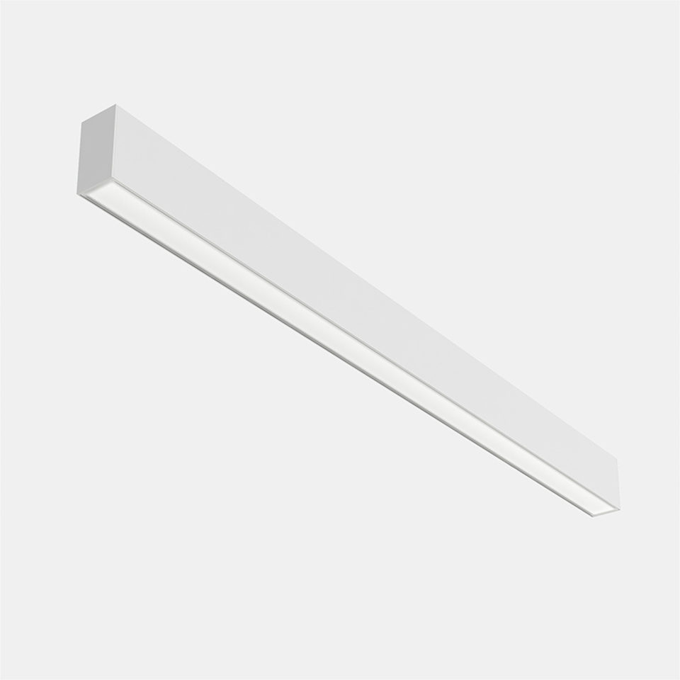 Lineal lighting system Infinite Pro 1136mm Up&Down Microprisma 31.6W 3000K CRI 80 DALI D4i Black IP40 5353lm